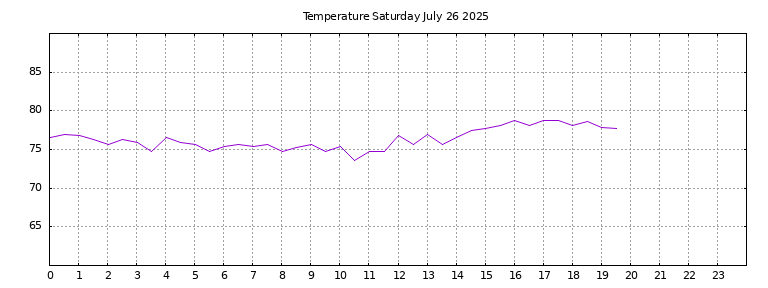 [Temperature today graph]